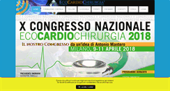 Desktop Screenshot of ecocardiochirurgia.it